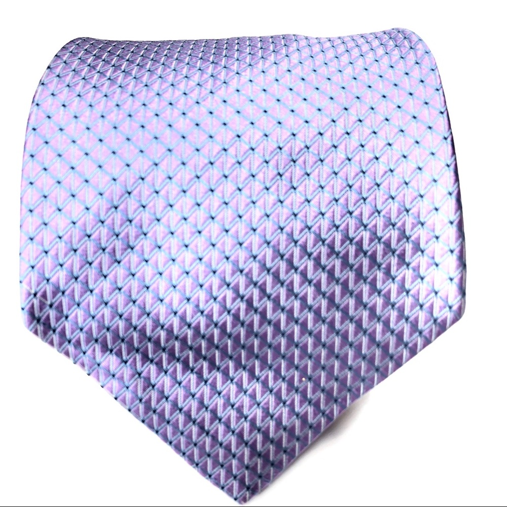 Vintage RICHEL Purple Silk Tie Handmade Spain